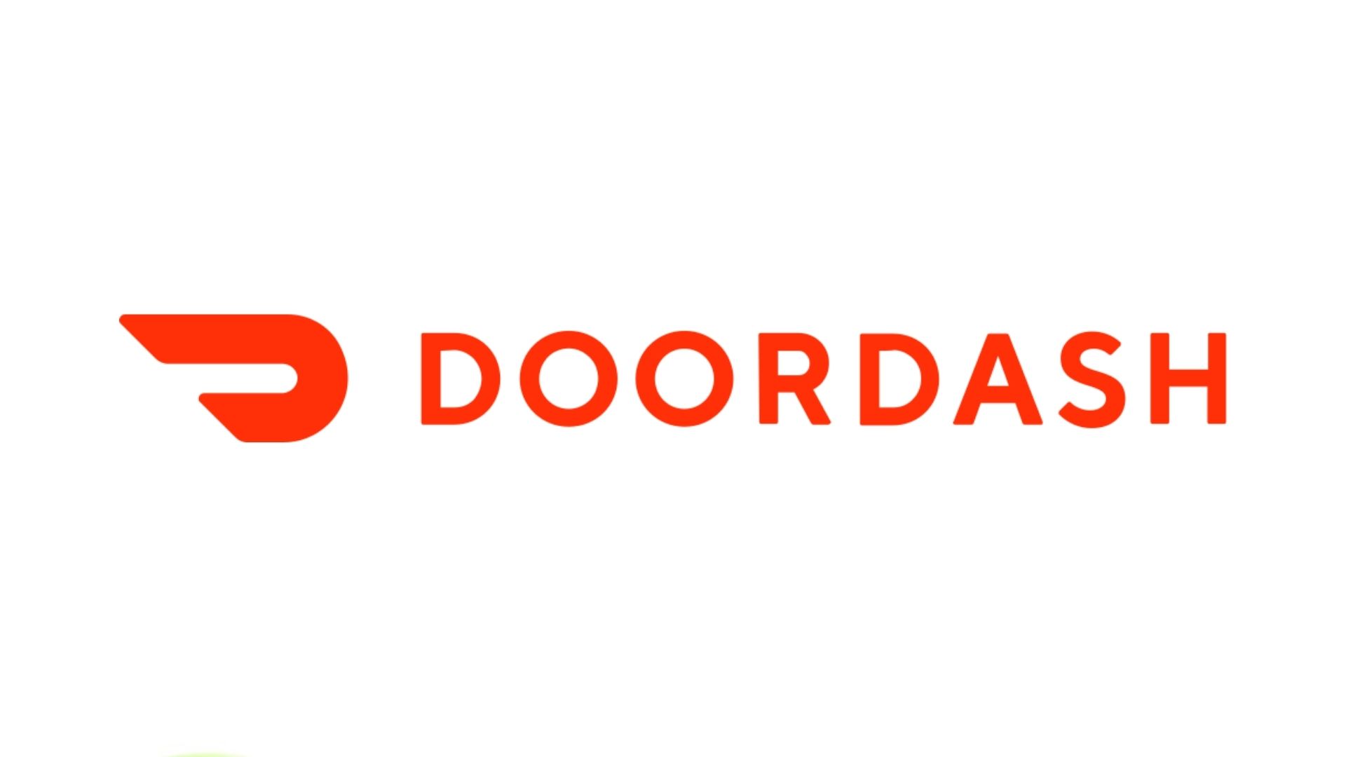 red and white doordash icon and logo